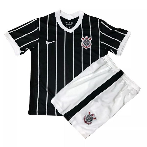 Camiseta Corinthians Paulista 2ª Niño 2020/21 Negro